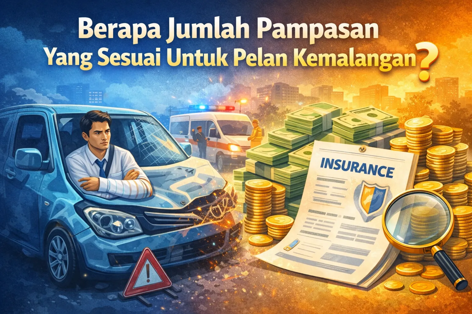 Berapa Jumlah Pampasan Sesuai Untuk Pelan Kemalangan?